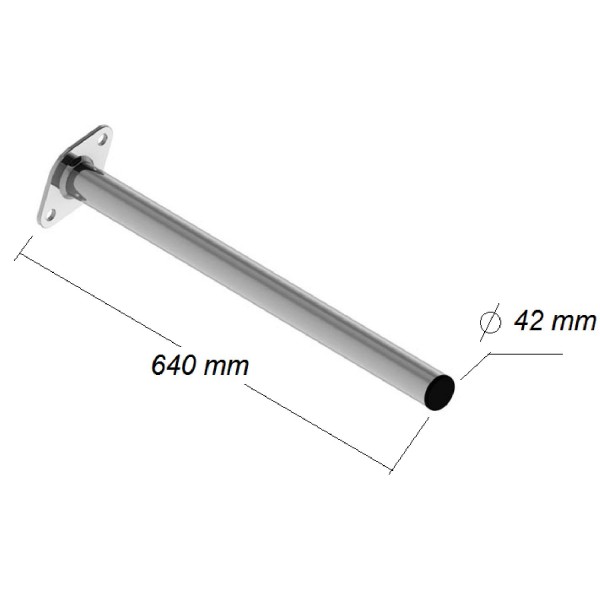 Tırsan Çamurluk Borusu 640 mm -CA00190
