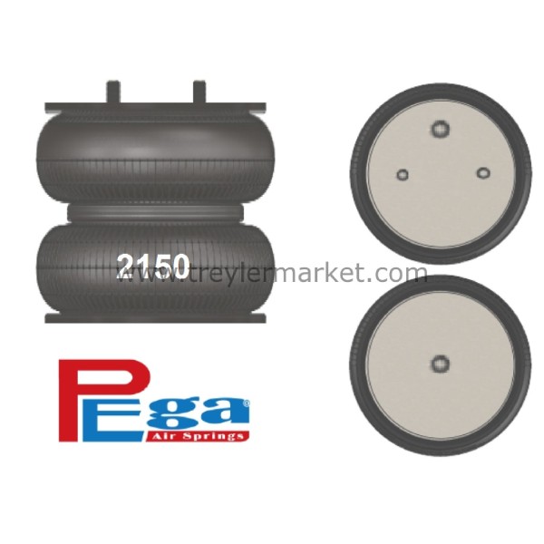 İki Katlı Süspansiyon Kaldırma Körük 150 mm çap-P30.2150.P02