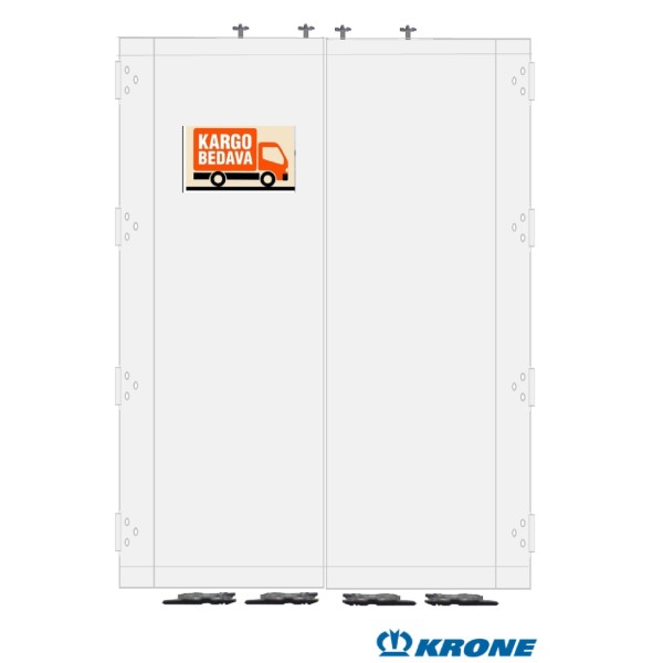 KRONE  Dorse Alüminyum Arka Kapı Sağ-Sol -KN-001
