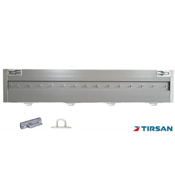 Tırsan Aluminyum Kapak Düz Kanca Eloksal 600 x 3179  -KG05452