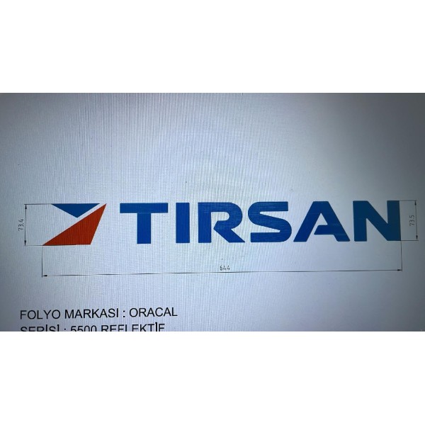 Tırsan Tampon Etiket Logo -ET02214