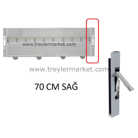 Alüminyum Dikey Kilitleme Sistemi 70 Cm