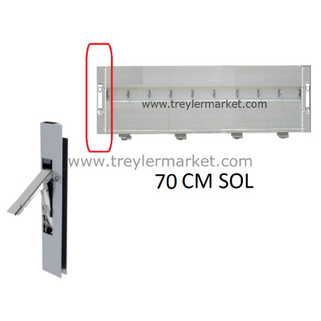 Alüminyum Dikey Kilitleme Sistemi 70 Cm