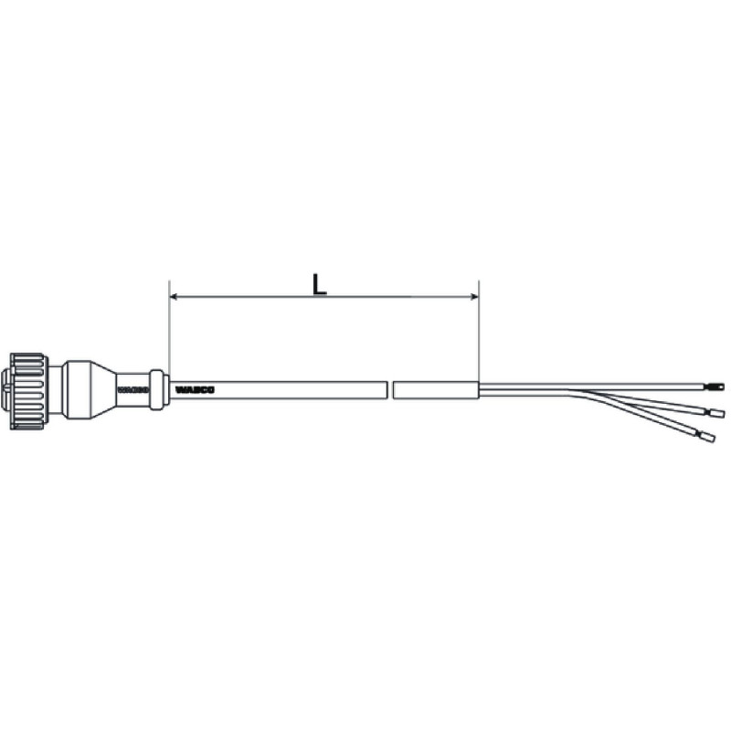 4494130500 Wabco Ebs Bobin Soket Kablosu 5 metre
