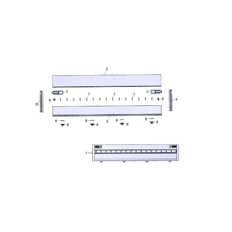 Tırsan Alüminyum Profil 3085 -039 R-3002 -PR04810