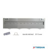 Tırsan Aluminyum Kapak Düz Kanca R-9016 Beyaz 600 x 2515 mm -KG01352