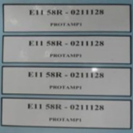 Tırsan Etiket Type Plate Protamp1 -ET00048
