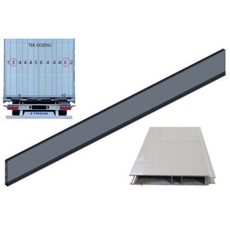 Tırsan Kapı Ara Kilit Profil 2820 Elx-AT-PR02041