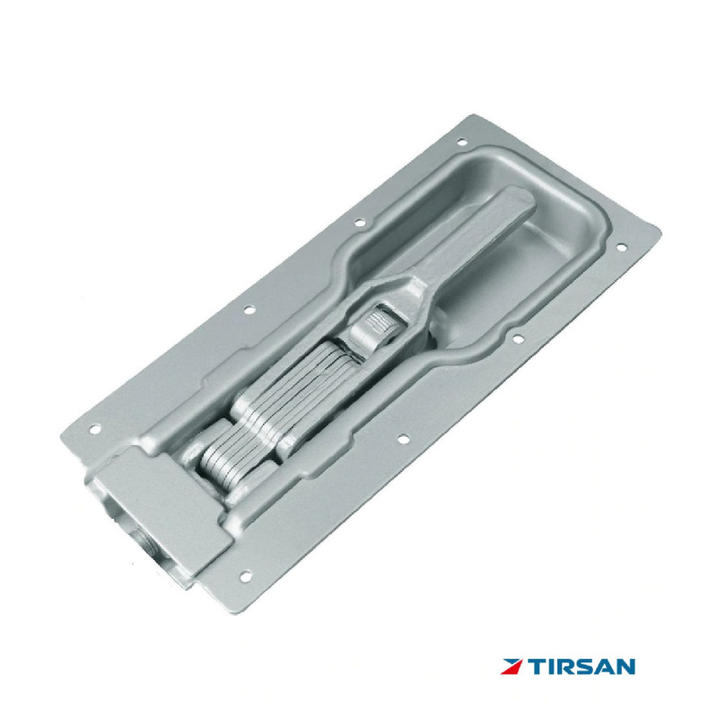 TIRSAN Alüminyum Kapak T Başlı Kilit Komple