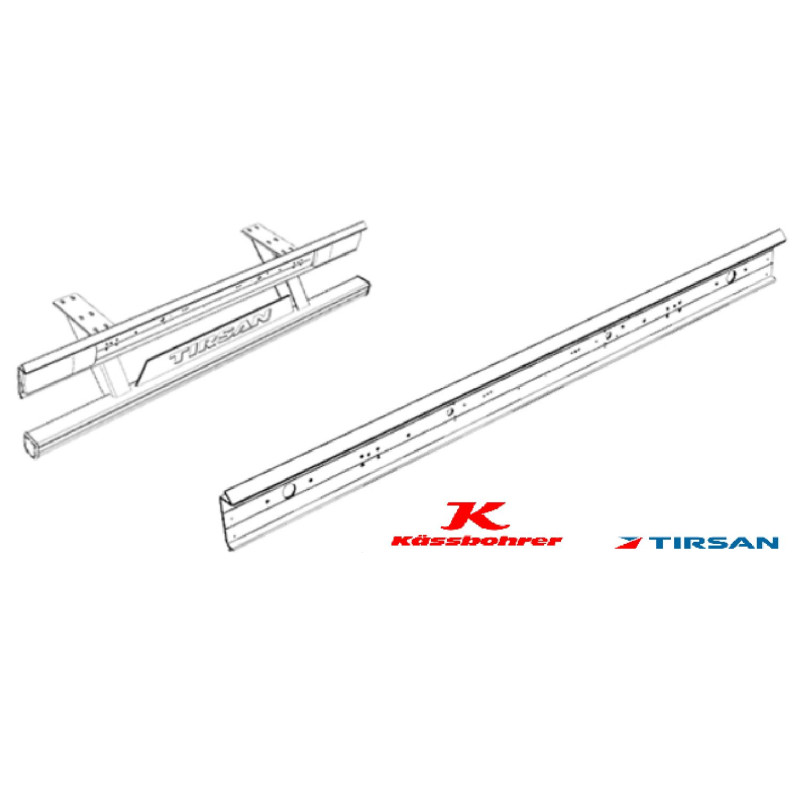 Tırsan Açık Kasa Arka Aydınlatma Profil Sacı  -BK05000