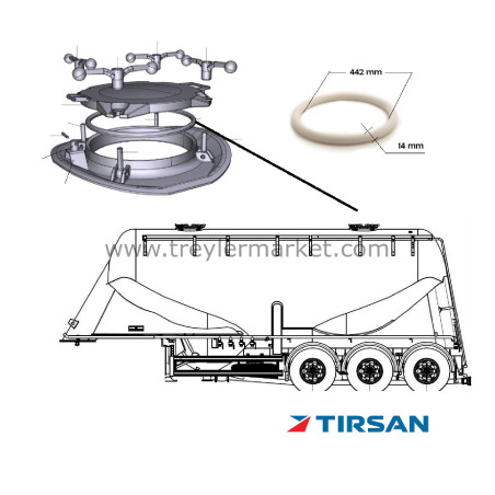 Conta Silobas Üst Kapak Dairesel Kesitli