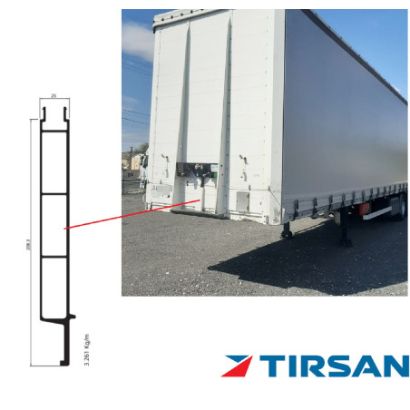 Tırsan Ön Panel Alüminyum Profil  2170 MM -PR04878