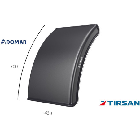 Tırsan Domar Dorse Çamurluk Çeyrek-CA00086
