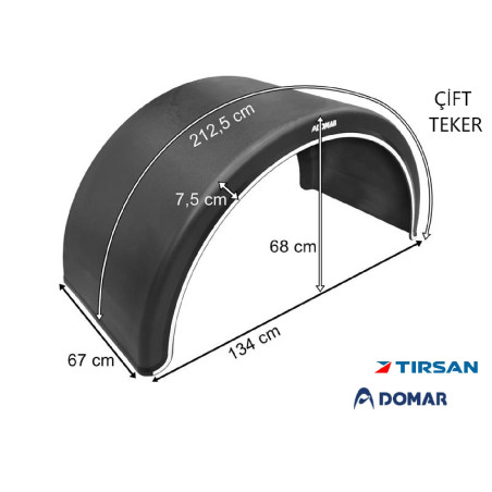 Tırsan Domar Çamurluk Yarım -CA00124