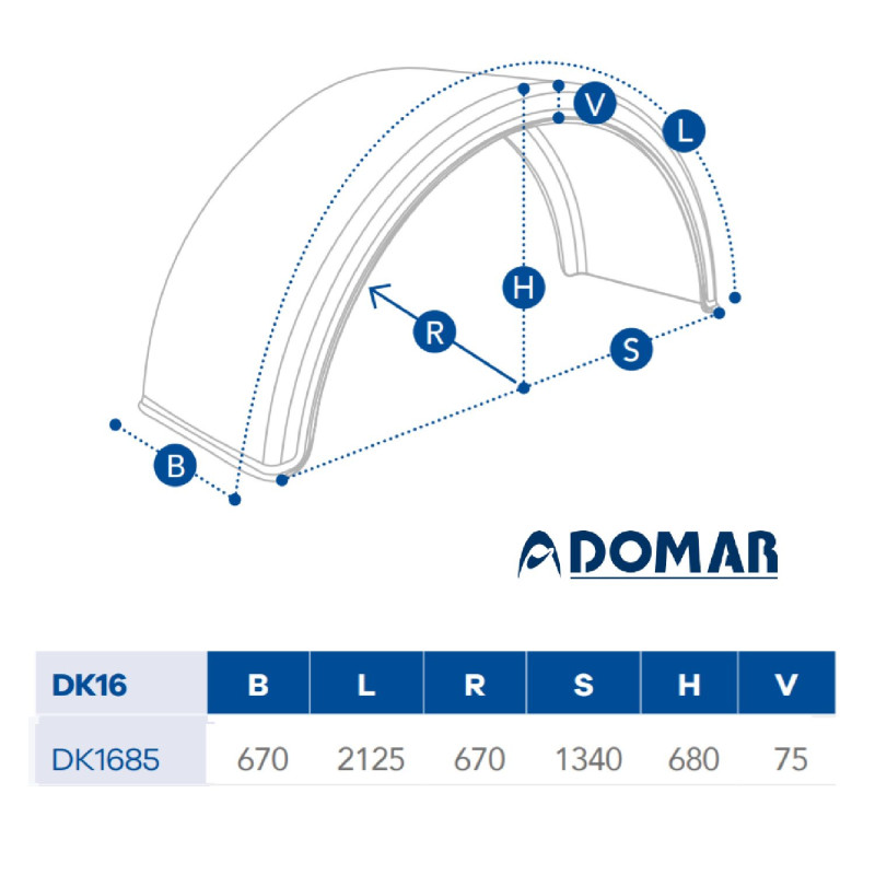 Tırsan Domar Çamurluk Yarım -CA00124