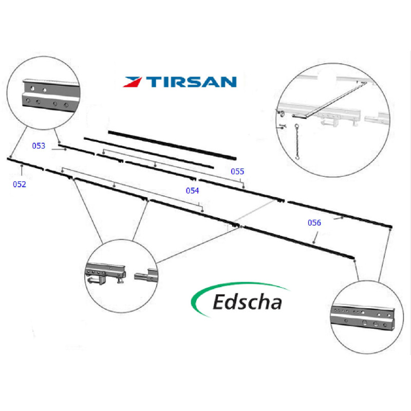 Tırsan Tulum Kayar Çatı Profil  Ön Sol -CT00483