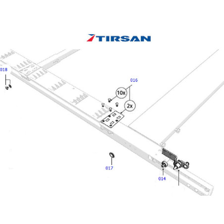 Tırsan Gümrükleme Perçini  018 Nolu -CT00361