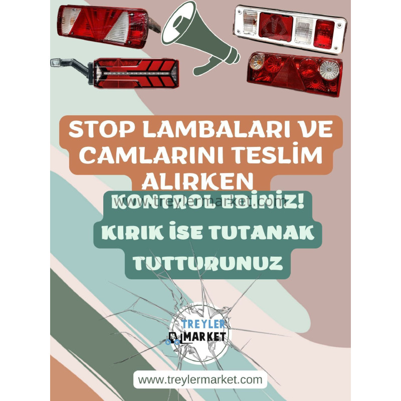 KRONE Dorse Stop Lambası  Boynuzlu Sağ-515129516