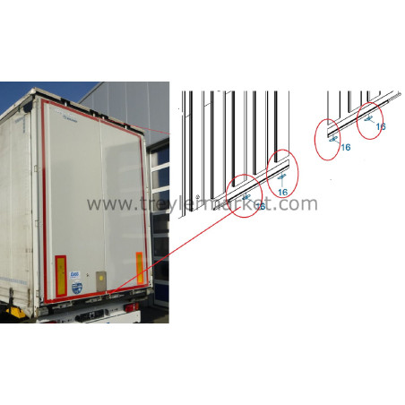 KRONE Delikli Çelik Çubuk -515082073