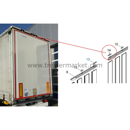 KRONE Yuva Kapı Mili Üst Sağ -515013567