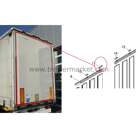 KRONE Yuva Kapı Mili Üst Sol -515013508