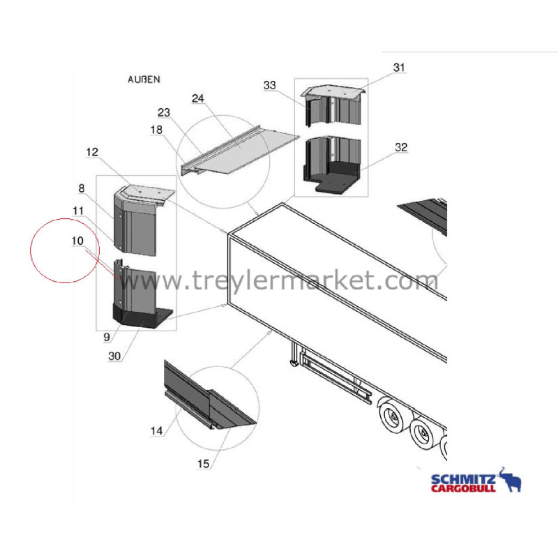 SCHMITZ Çatı Lastiği