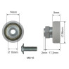 Dorse Üst Çatı Rulman Çap 26 mm  SCHMITZ