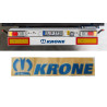 KRONE Tampon Etiket Mavi 3D Kabartmalı -515106917