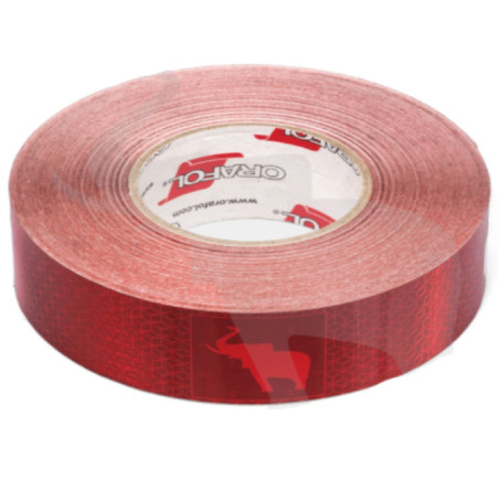 SCHMITZ Kırmızı Şerit Reflektör Logolu 50 Metre