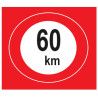 KRONE Etiket  60 km  Kırmızı