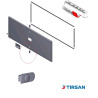 Tırsan Takım Dolap Kilit Paslanmaz   -KI00009