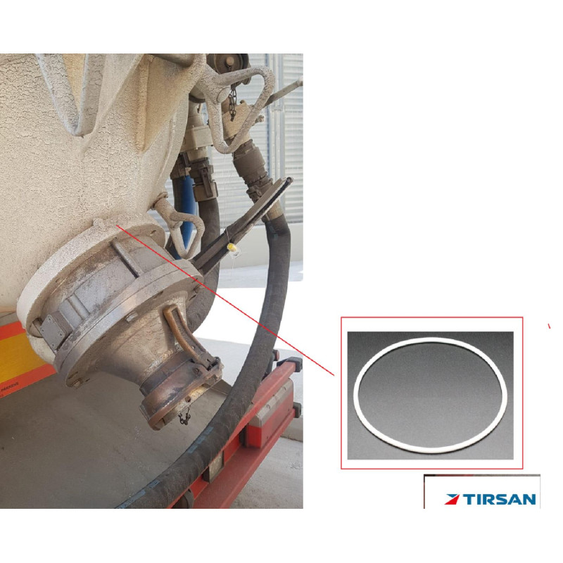 TIRSAN TANKER YUVARLAK SERIT RING BEYAZ 194.5X16