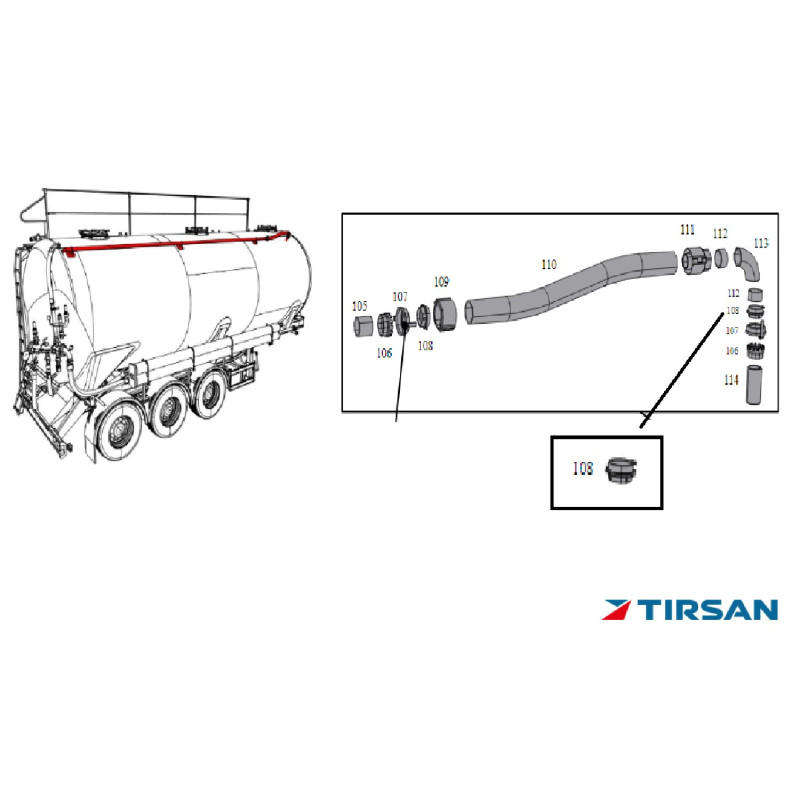 TIRSAN TANKER TW-ERKEK KAPLIN VK50 PIRINC