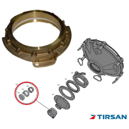 TIRSAN TANKER TW-ERKEK KAPLIN TD114 100 PIRINC BEYAZ C 104 NO