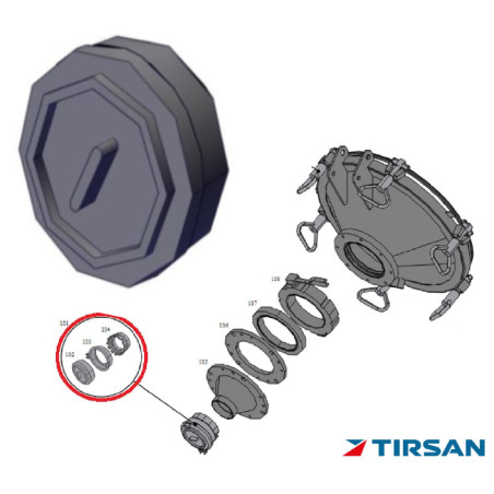 TIRSAN TANKER KOR KAPAK VB 100 ALU