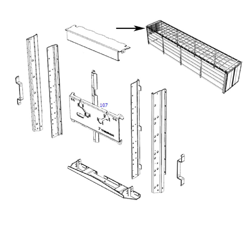 Tırsan Saç Ön Panel Kaplin Standart Tenteli -BK14839