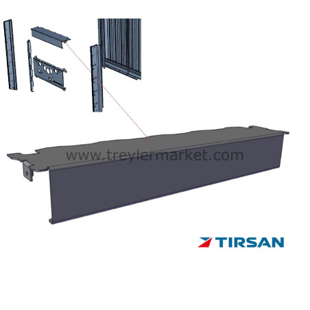 TIRSAN SAÇ ÖN PANEL KAPAMA STANDART TENTELİ 6 NOLU RESİM