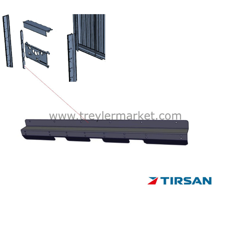 TIRSAN SAÇ ÖN PANEL KANAL STANDART TENTELİ 3 NOLU RESİM