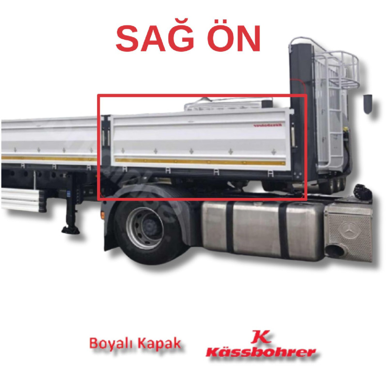 TIRSAN Kassbohrer Boyalı Ön Sağ Saç Kapak