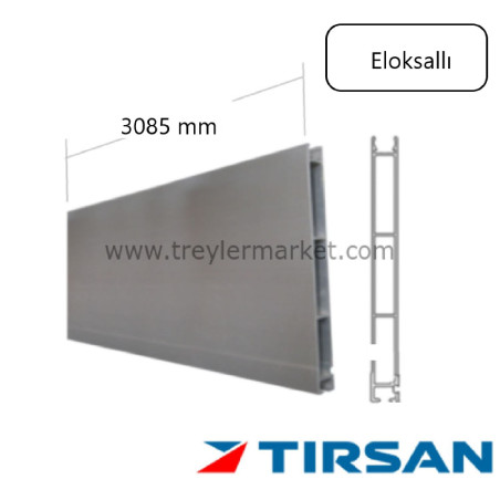 TIRSAN Alüminyum 4 Kapaklı Profil Eski Model