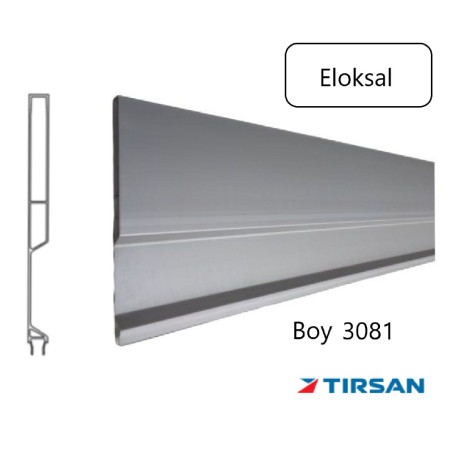 TIRSAN Alüminyum 4 Kapaklı Profil