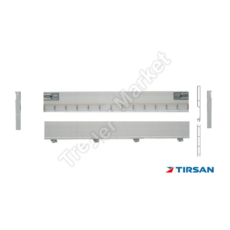 TIRSAN KAPAK 3085 X 600MM. R-9016 BEYAZ