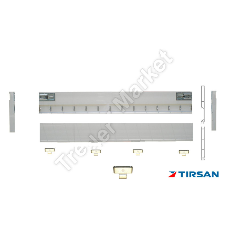 TIRSAN Alüminyum 4 Kapaklı Eski Model Araç