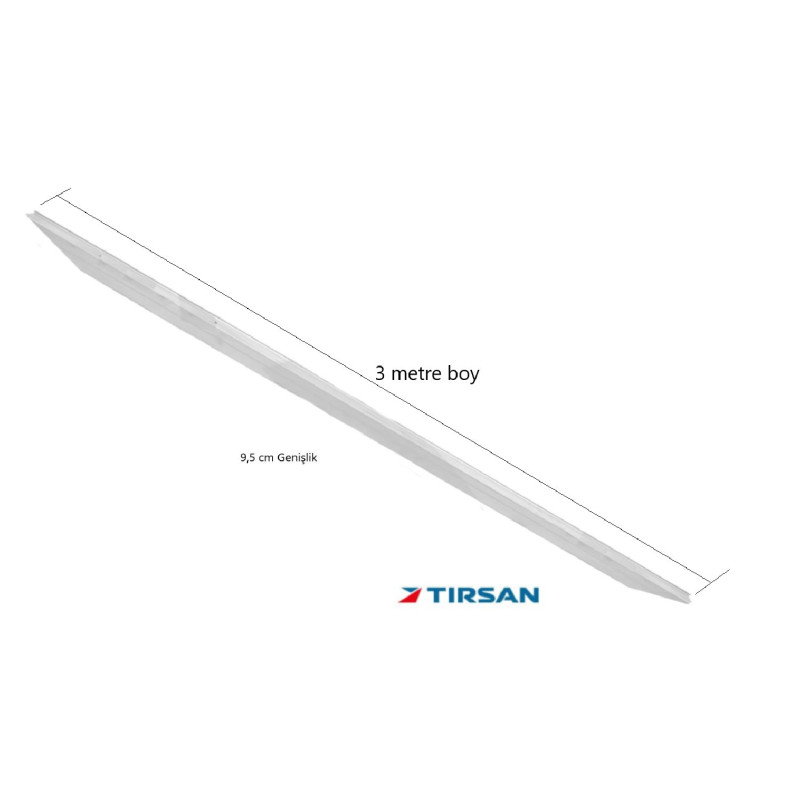 Tırsan Panel Dorse Arka Kapı 9,5 cm Profili Sol Kanat -PR05377