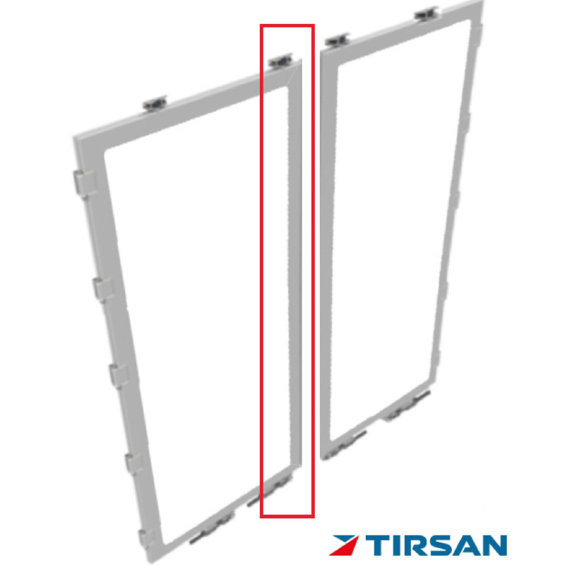 Tırsan Panel Dorse Arka Kapı 9,5 cm Profili Sol Kanat -PR05377