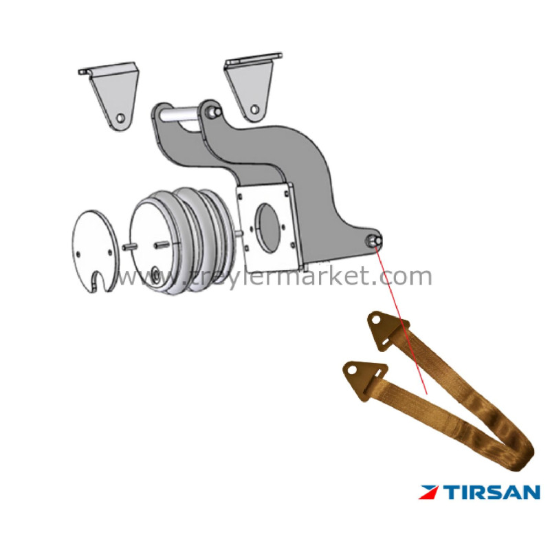 TIRSAN Dingil Kaldırma Halat 950 MM