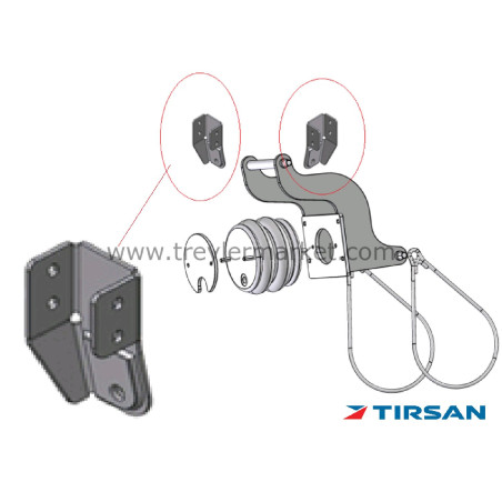Tırsan Komp Parça Askı Kaldırma Dingil -BK13468