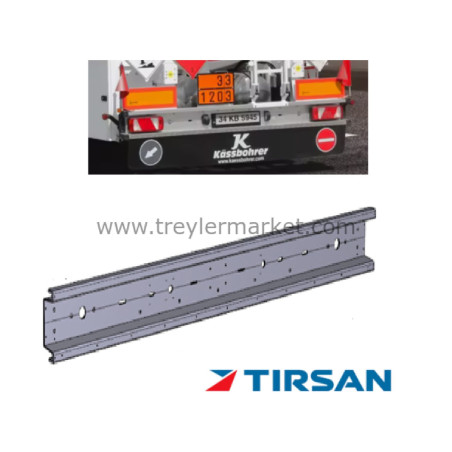 TIRSAN ARKA KORUMA TAMPONU ALİMUNYUM CNC İŞLEMELİ