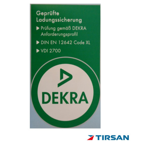 TIRSAN DEKRA Etiket