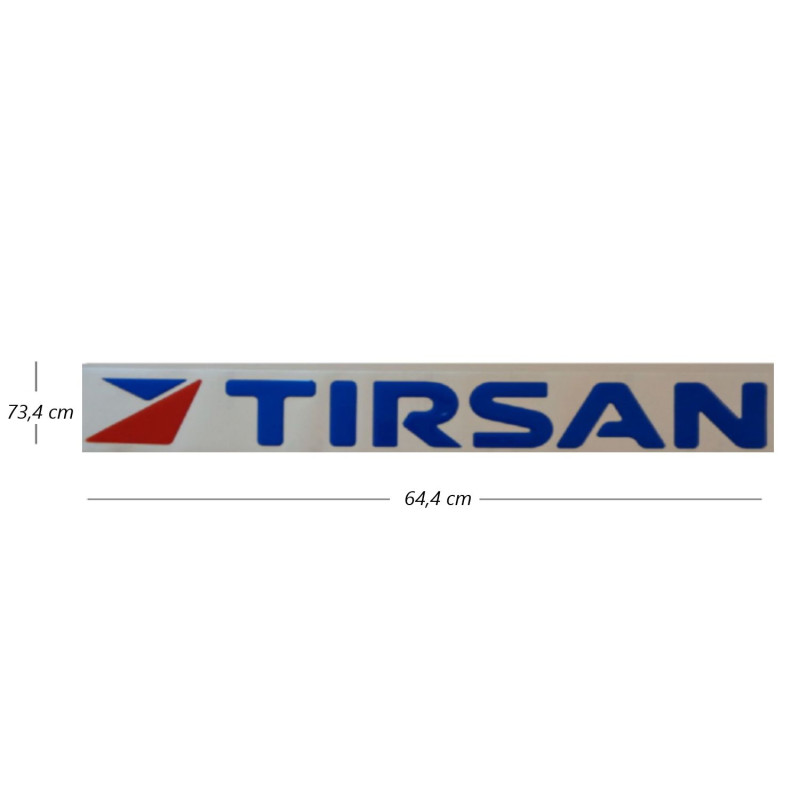 Tırsan Kabartmalı Tampon Etiketi -ET01656